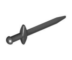 Minifigure, Weapon Sword, Greatsword Pointed with Thick Crossguard