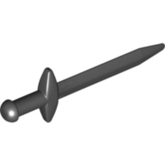 Minifigure, Weapon Sword, Greatsword Pointed with Thick Crossguard