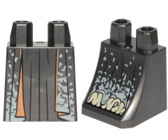 Lower Body, Skirt with SW Robe and Dirts Stains Pattern