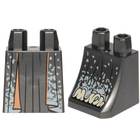 Lower Body, Skirt with SW Robe and Dirts Stains Pattern