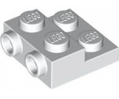 Plate, Modified 2 x 2 x 2/3 with 2 Studs on Side - Hollow Bottom Tube