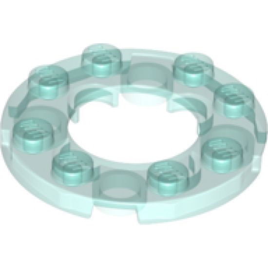 Plate, Round 4 x 4 with 2 x 2 Hole