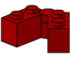 Hinge Brick 1 x 4 Swivel