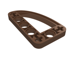 Technic, Liftarm Modified L-Shape Quarter Ellipse Thin 3 x 5