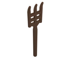 Minifigure, Utensil Pitchfork Type 1 - Hard Plastic