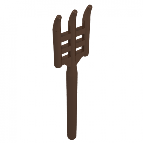 Minifigure, Utensil Pitchfork Type 1 - Hard Plastic