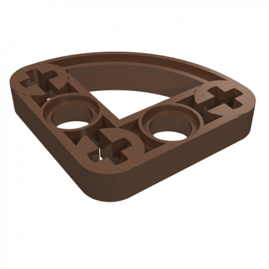 Technic, Liftarm Modified L-Shape Quarter Ellipse Thin 3 x 3