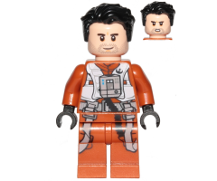 Poe Dameron (Pilot Jumpsuit, Hair Swept Left Tousled)