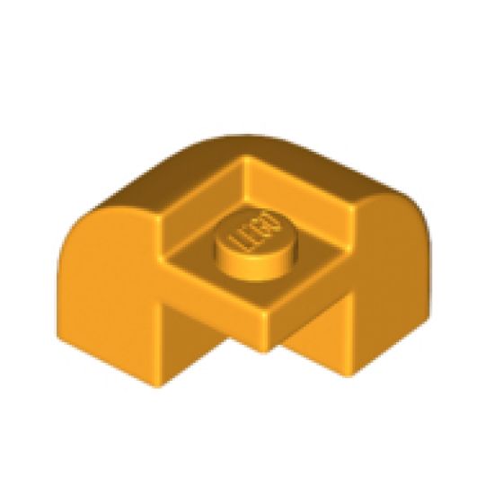 Brick, Modified 2 x 2 x 1 1/3 with Curved Top