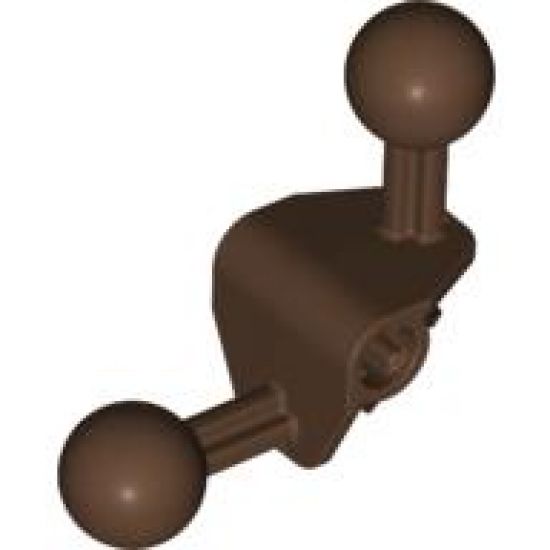 Bionicle Ball Joint 4 x 4 x 2 90 Degree with 2 Ball Joint and Axle Hole