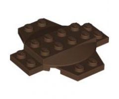 Plate, Modified 6 x 6 x 2/3 Cross with Dome