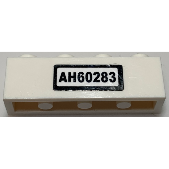 Brick 1 x 4 with 'AH60283' Pattern (Sticker) - Set 60283