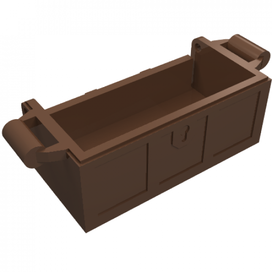Container Treasure Chest Bottom - Slots in Back