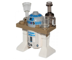 Astromech Droid, R2-D2, Serving Tray Dark Tan