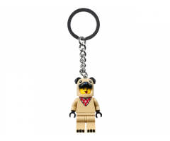 French Bull Dog Guy Key Chain
