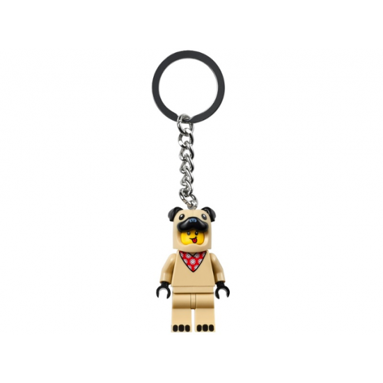 French Bull Dog Guy Key Chain