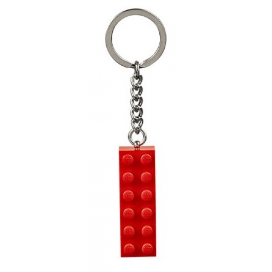 2 x 6 Brick - Red Key Chain