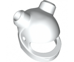 Minifigure, Headgear Helmet Motorcycle with 2 Angled Holes for Bars