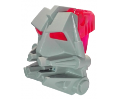 Bionicle Head Connector Block 3 x 4 x 1 2/3 with Trans-Dark Pink Bionicle Head Connector Block Eye/Brain Stalk (32553 / 32554)