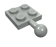 Plate, Modified 2 x 2 with Tow Ball