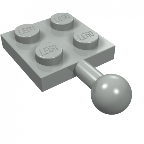 Plate, Modified 2 x 2 with Tow Ball
