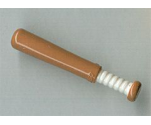 Minifigure, Utensil Baseball Bat 4L with White Grip Handle Pattern
