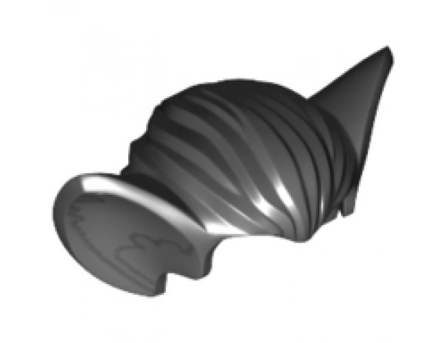 Minifigure, Hair Bat Ears and Dark Bluish Gray Inner Ear Pattern