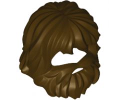 Minifigure, Hair Beard and Mouth Hole