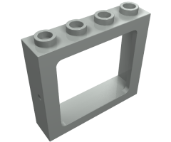 Window 1 x 4 x 3 Train - Hollow Studs