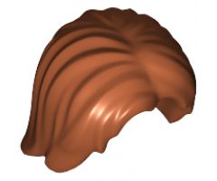 Minifigure, Hair Mid-Length Tousled with Center Part