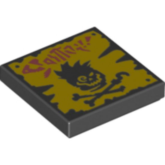 Tile 2 x 2 with BeatBit Album Cover - Skull and Crossbones Pattern