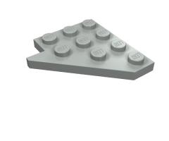 Wedge, Plate 4 x 4 Wing Right