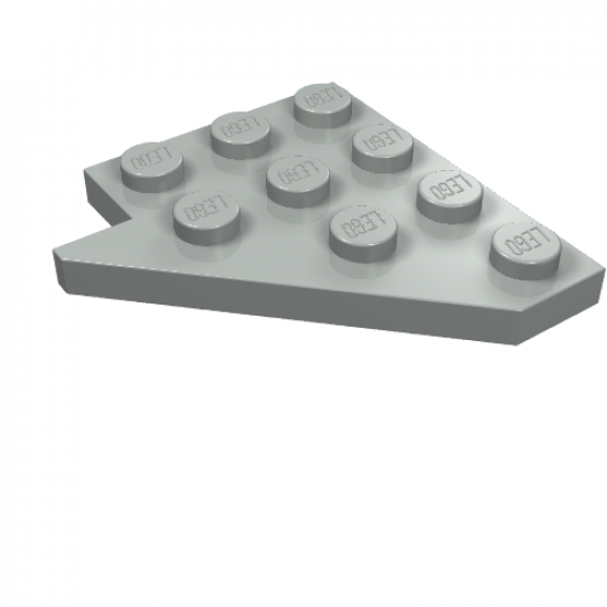 Wedge, Plate 4 x 4 Wing Right