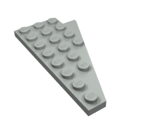 Wedge, Plate 8 x 4 Wing Left