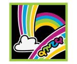 Tile 2 x 2 with BeatBit Album Cover - Rainbows and Cloud Pattern