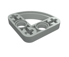 Technic, Liftarm Modified L-Shape Quarter Ellipse Thin 3 x 3