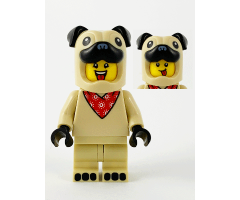 Pug Costume Guy, Series 21 (Minifigure Only without Stand and Accessories)