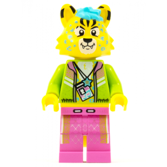 DJ Cheetah, Vidiyo Bandmates, Series 1 (Minifigure Only without Stand and Accessories)