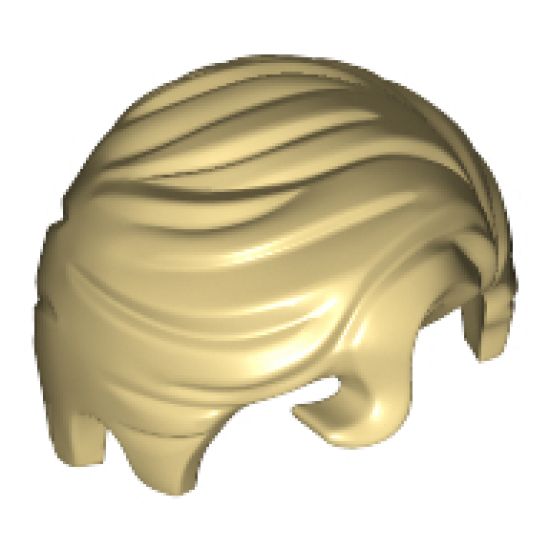 Minifigure, Hair Swept Right with Front Curl