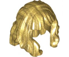 Minifigure, Hair Mid-Length and Wavy with Bangs