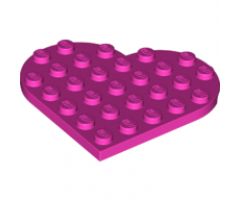 Plate, Round 6 x 6 Heart
