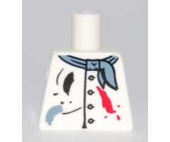 Torso Painter's Smock with Buttons, Scarf and Paint Spots Pattern