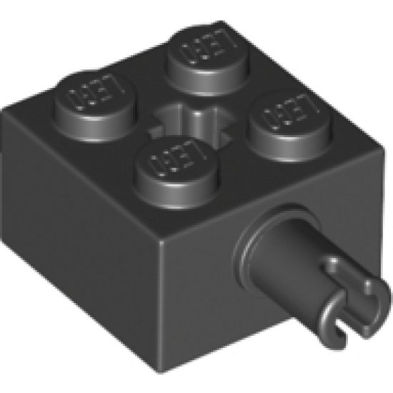 Brick, Modified 2 x 2 with Pin and Axle Hole