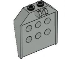 Door 1 x 4 x 3 2/3 with 6 Holes and Locking 2 Fingers Hinge