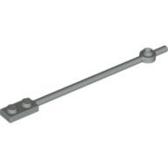 Bar 12L with 1 x 2 Plate End Solid Studs and 1 x 1 Round Plate End