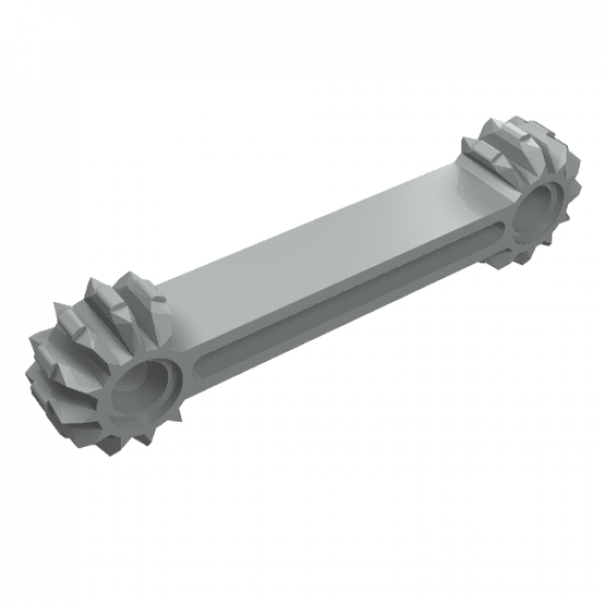 Technic, Gear Arm 1 x 7 with Gear 9 Tooth Double Bevel Ends