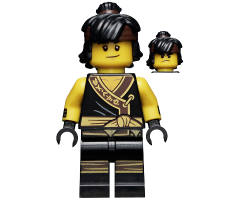 Cole - The LEGO Ninjago Movie, Arms with Cuffs, Hair