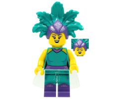 Cabaret Singer, Series 21 (Minifigure Only without Stand and Accessories)