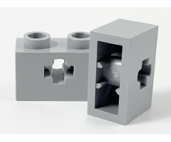 Technic, Brick 1 x 2 with Axle Hole and Inside Side Supports