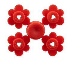 Plant Flower Small, 4 on Sprue